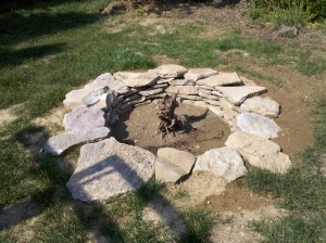 Top Layer of Flagstone at Groundlevel